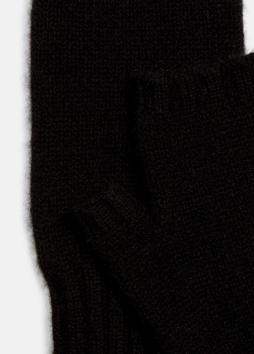 Cashmere Hand Warmers in Gloves - BLACK | VINCE Men