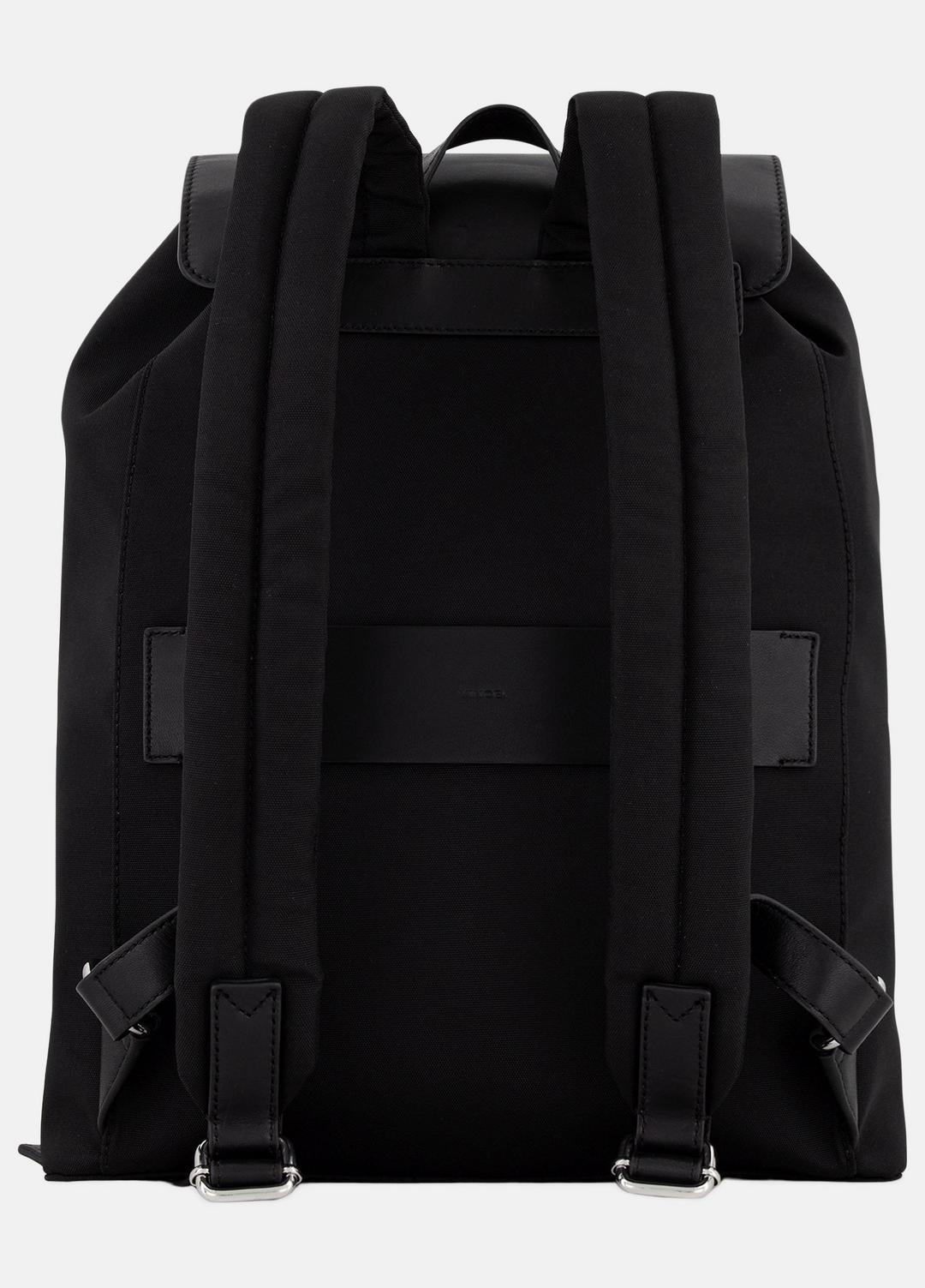 Drayton Nylon Flap Backpack in Bags - BLACK | VINCE Men