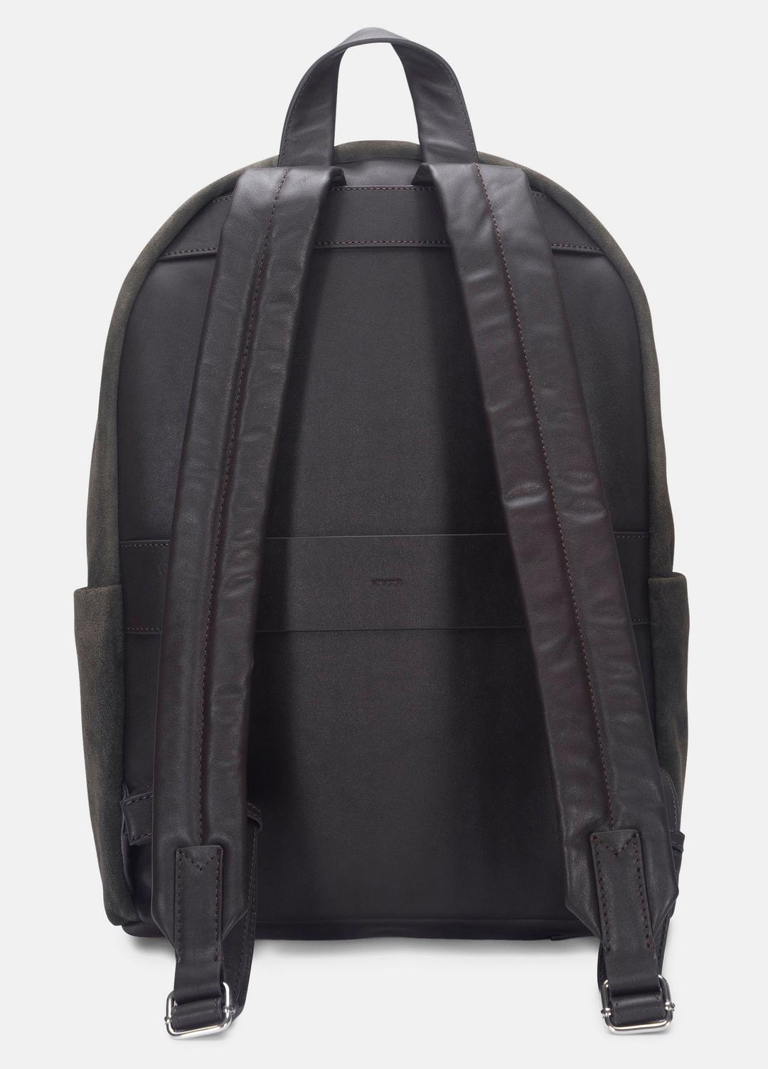 Cavalor Suede Backpack in Bags - DRIVER GREEN | VINCE Men