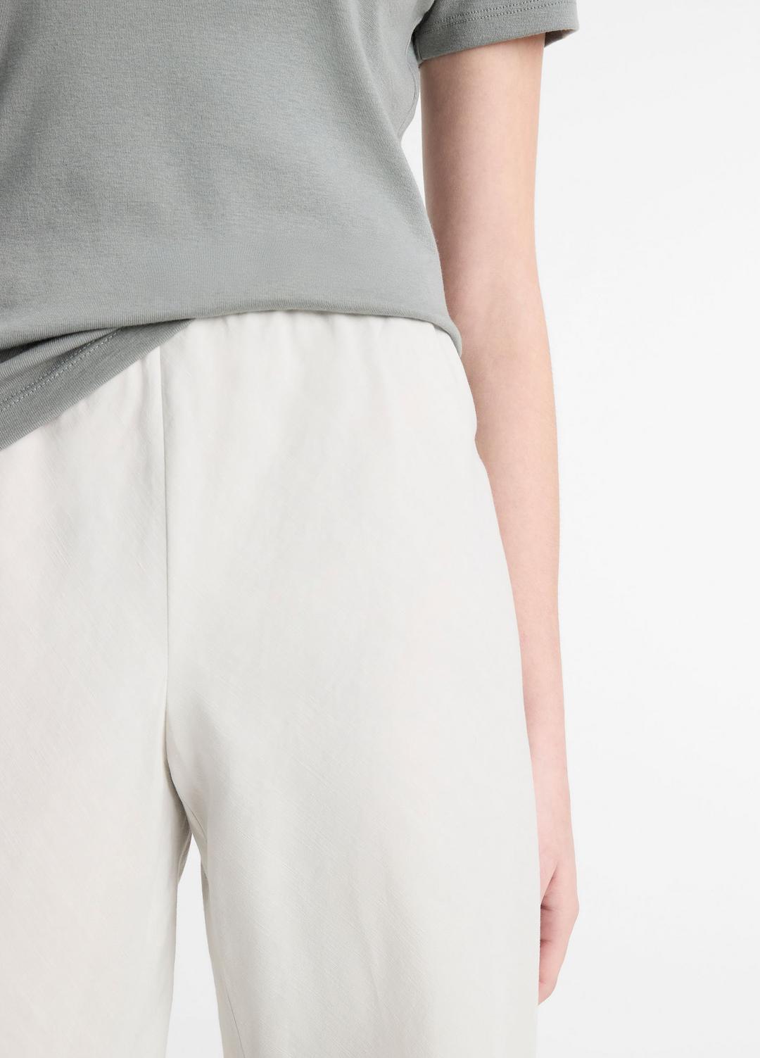 Cotton-Blend High-Waist Bias Pant in Pants & Shorts - SALT GLASS | VINCE Sale