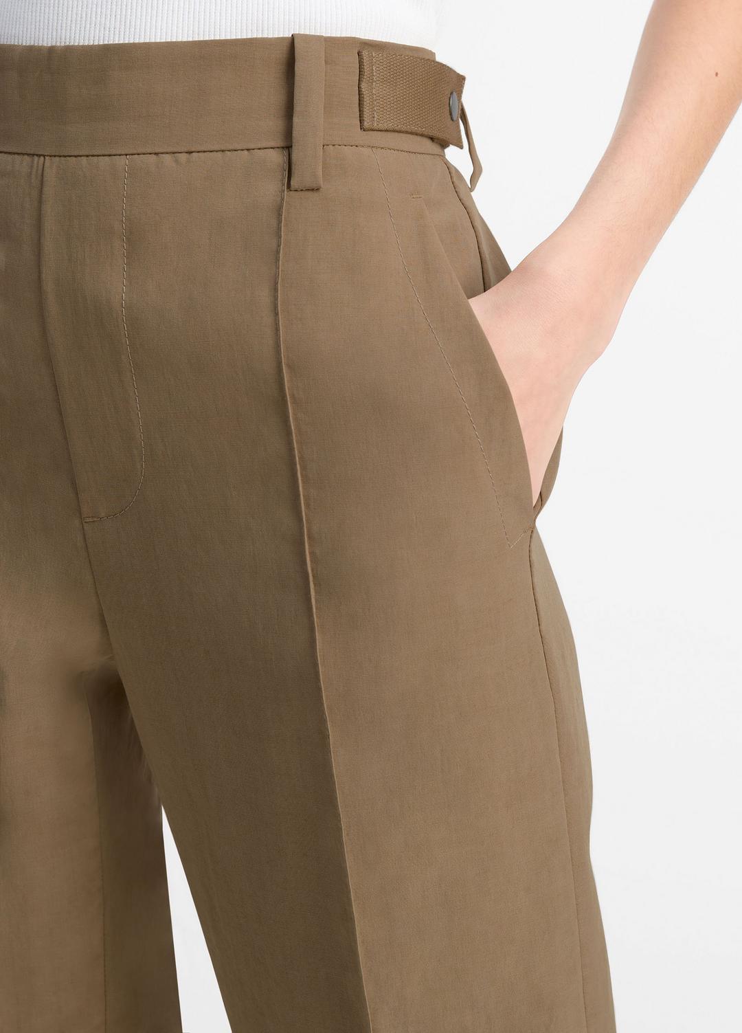 Utility Tab-Detail Pull-On Pant in Pants & Shorts - TAPENADE | VINCE Sale