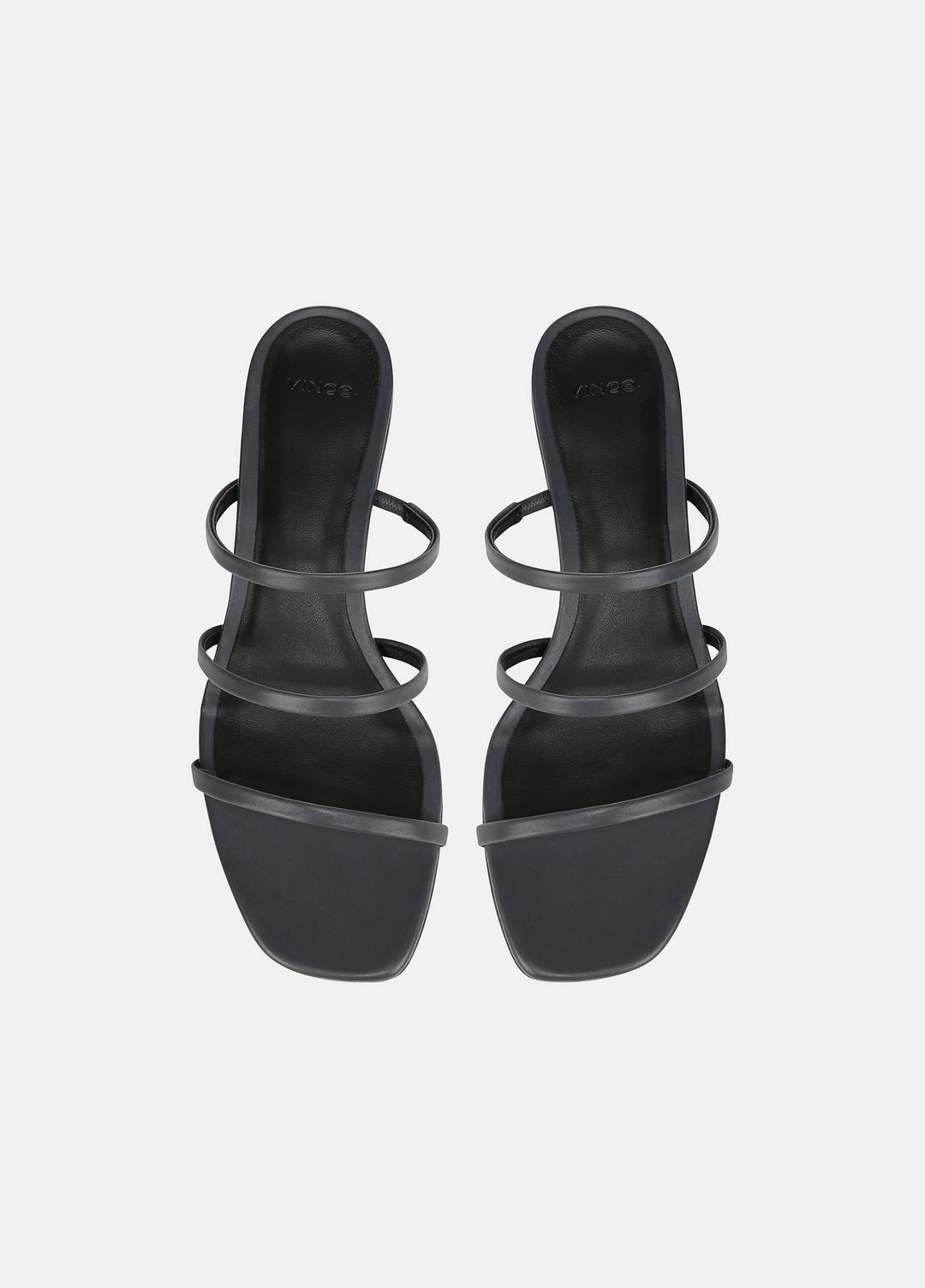 Palm Springs Leather Heeled Sandal in Shoes - IRIS SLATE | VINCE Sale