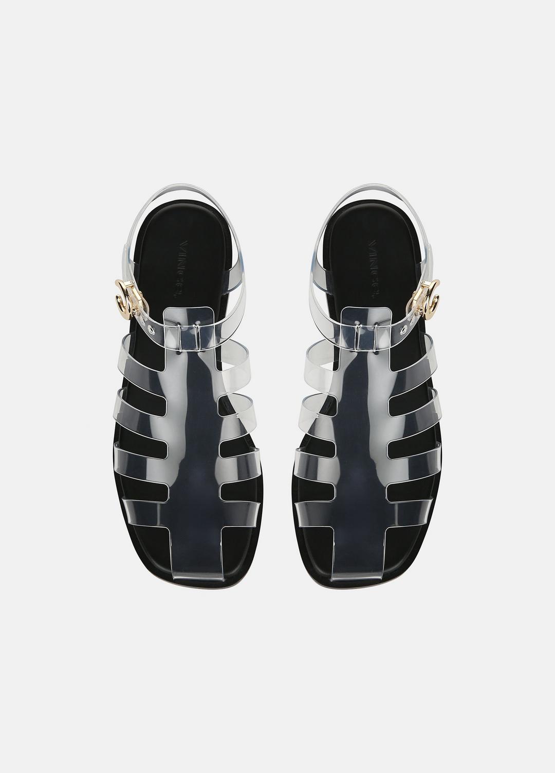 Melina Jelly Fisherman Sandal in Shoes - CLEAR | VINCE Sale