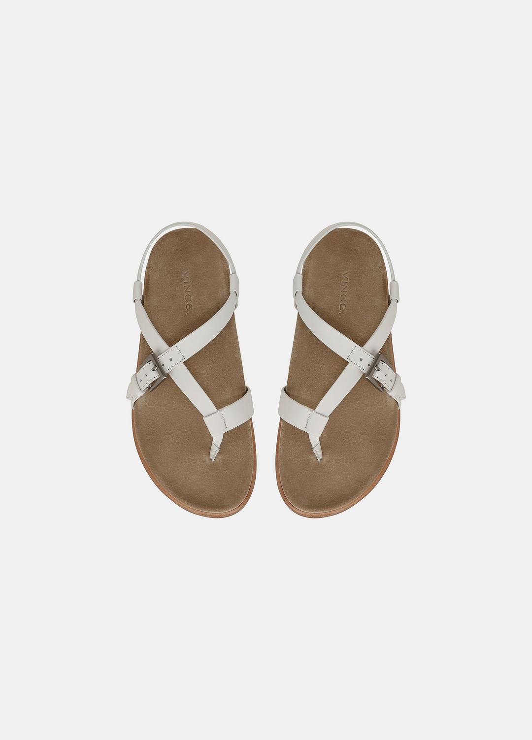 Franca Leather Sandal in Shoes - MILK | VINCE Sale