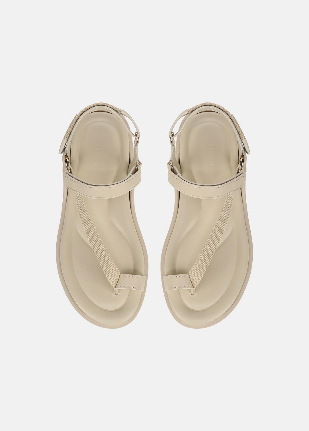Summer Leather & Canvas Sandal in Shoes - MOONLIGHT | VINCE Sale