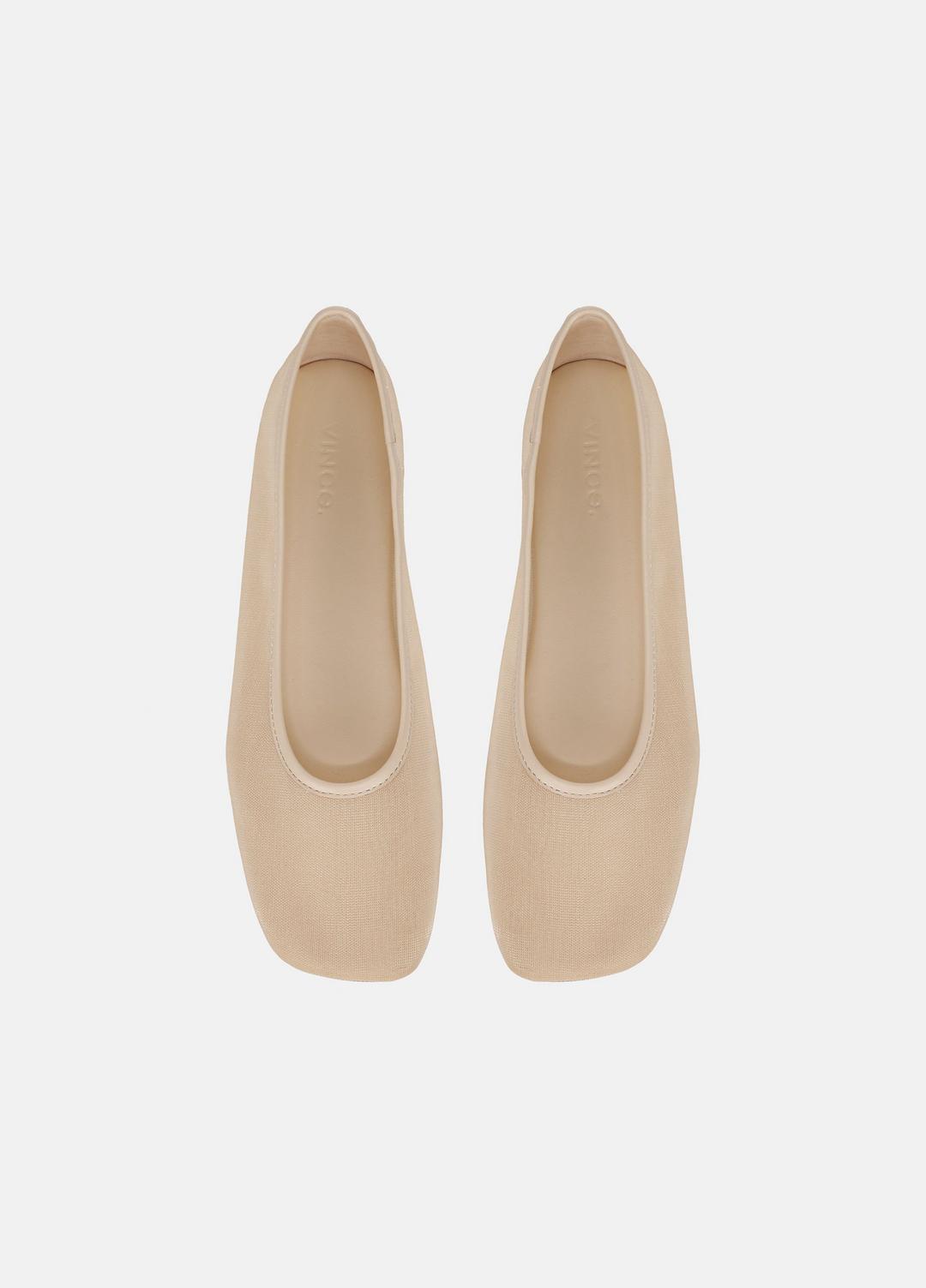 Leah Mesh Flat in Shoes - BIRCH SAND | VINCE Sale