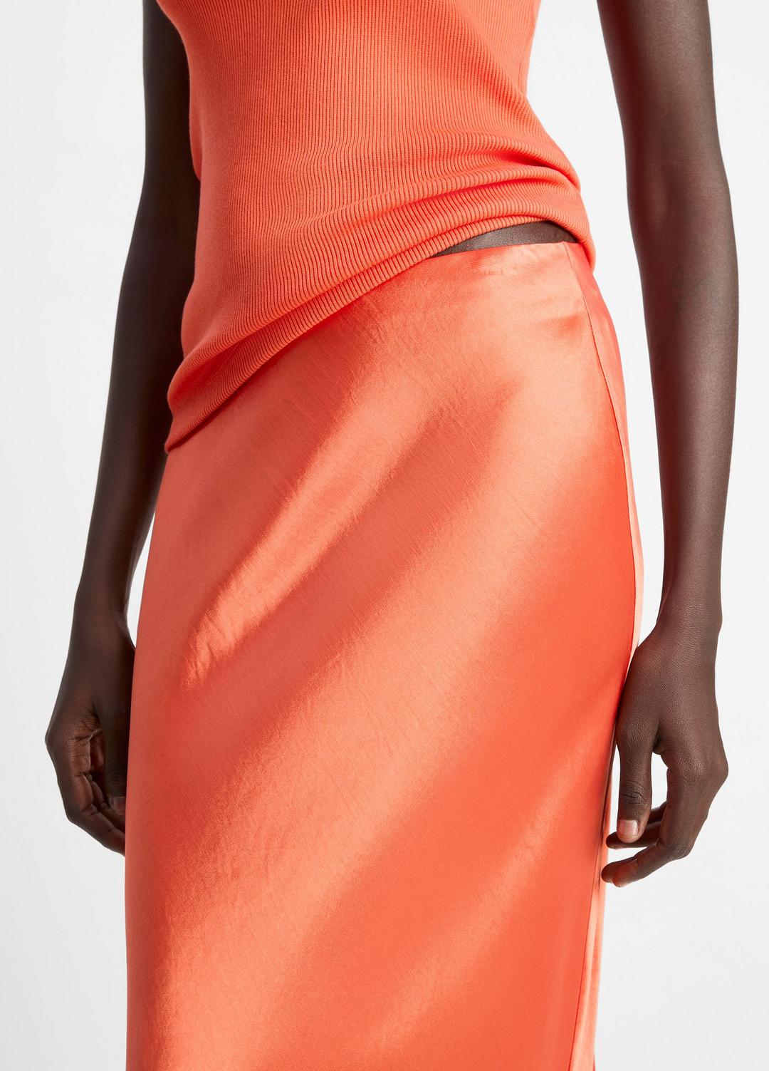 Satin Maxi Skirt in Dresses & Skirts - BURNT ORCHID | VINCE Sale