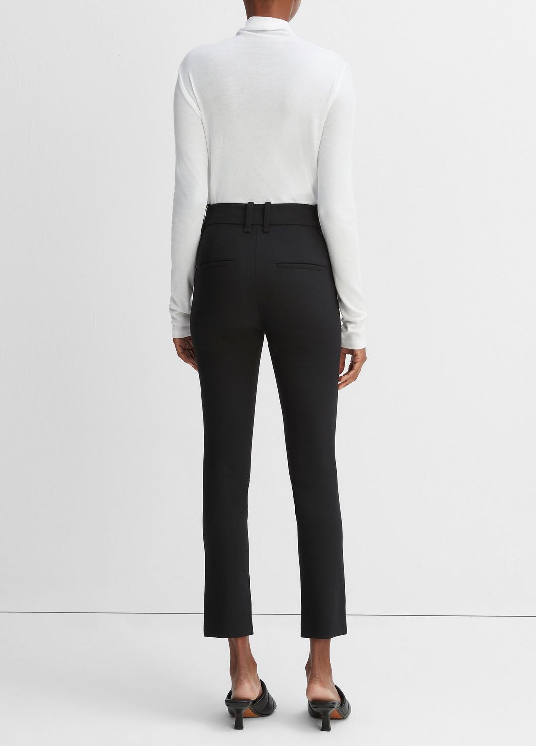 High Rise Cigarette Pant in Pants & Shorts - BLACK | VINCE Sale