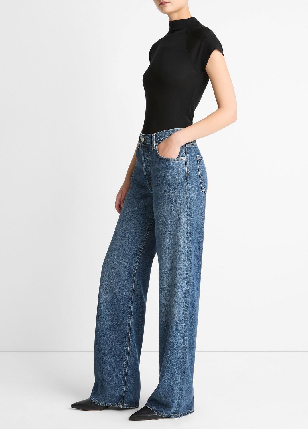 VINCE Women Citizens of Humanity Annina Straight-Leg Jean in Denim WESTWOOD