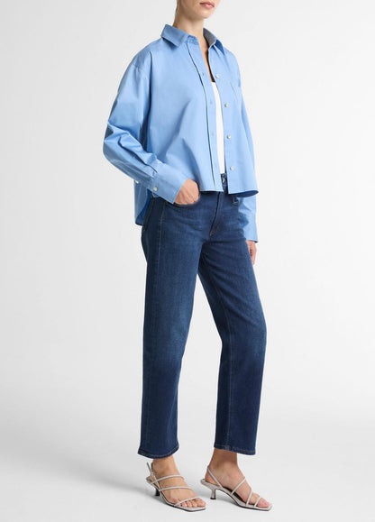 VINCE Women Citizens of Humanity Delfina Straight-Leg Jean in Denim PIERRE