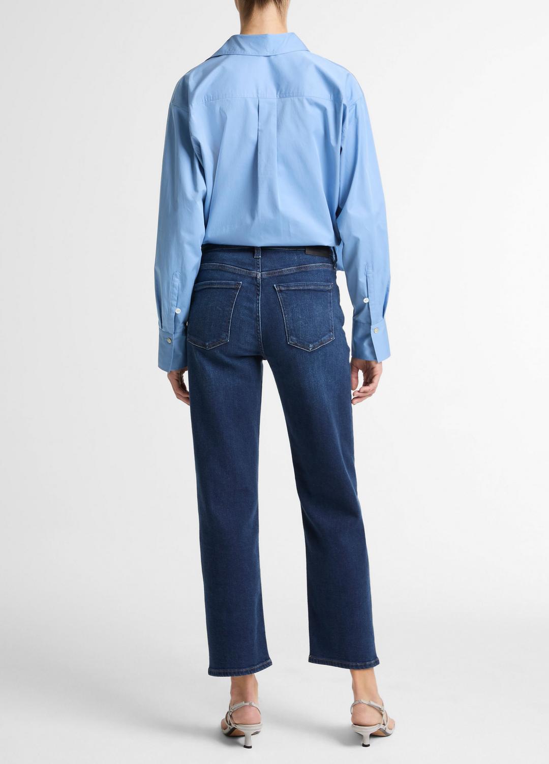 VINCE Women Citizens of Humanity Delfina Straight-Leg Jean in Denim PIERRE