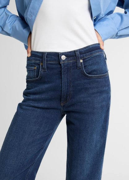 VINCE Women Citizens of Humanity Delfina Straight-Leg Jean in Denim PIERRE