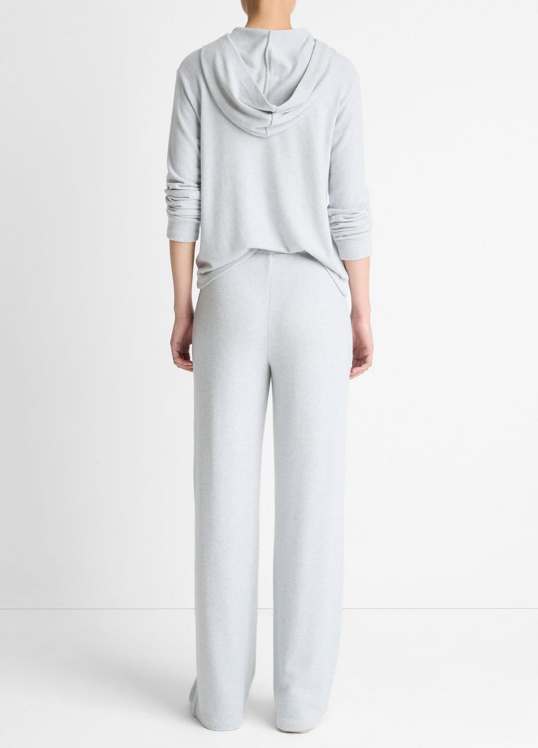 VINCE Women Cozy Wide-Leg Pant in Wide Leg HEATHER PALE GREY