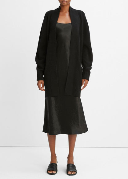 VINCE Women Cashmere Open-Front Cardigan in Cardigans BLACK
