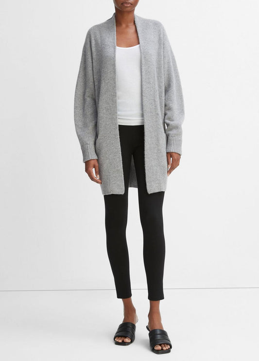 VINCE Women Cashmere Open-Front Cardigan in Cardigans MEDIUM HEATHER GREY
