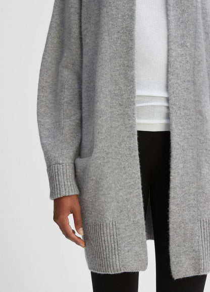 VINCE Women Cashmere Open-Front Cardigan in Cardigans MEDIUM HEATHER GREY