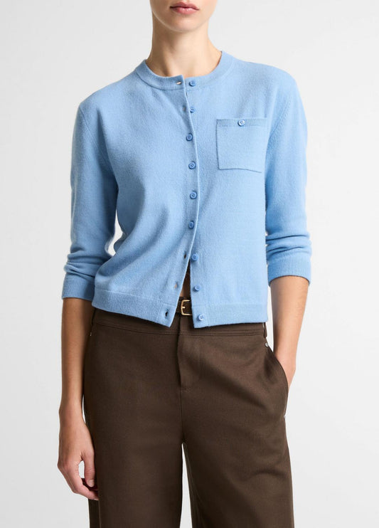 VINCE Women Wool & Cashmere-Blend Pocket Cardigan in Cardigans HYDRA