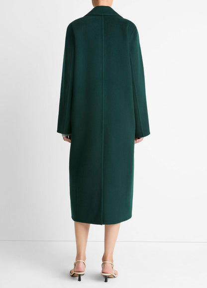 VINCE Women Wool-Blend Single-Breasted Coat in Coats JUNIPER