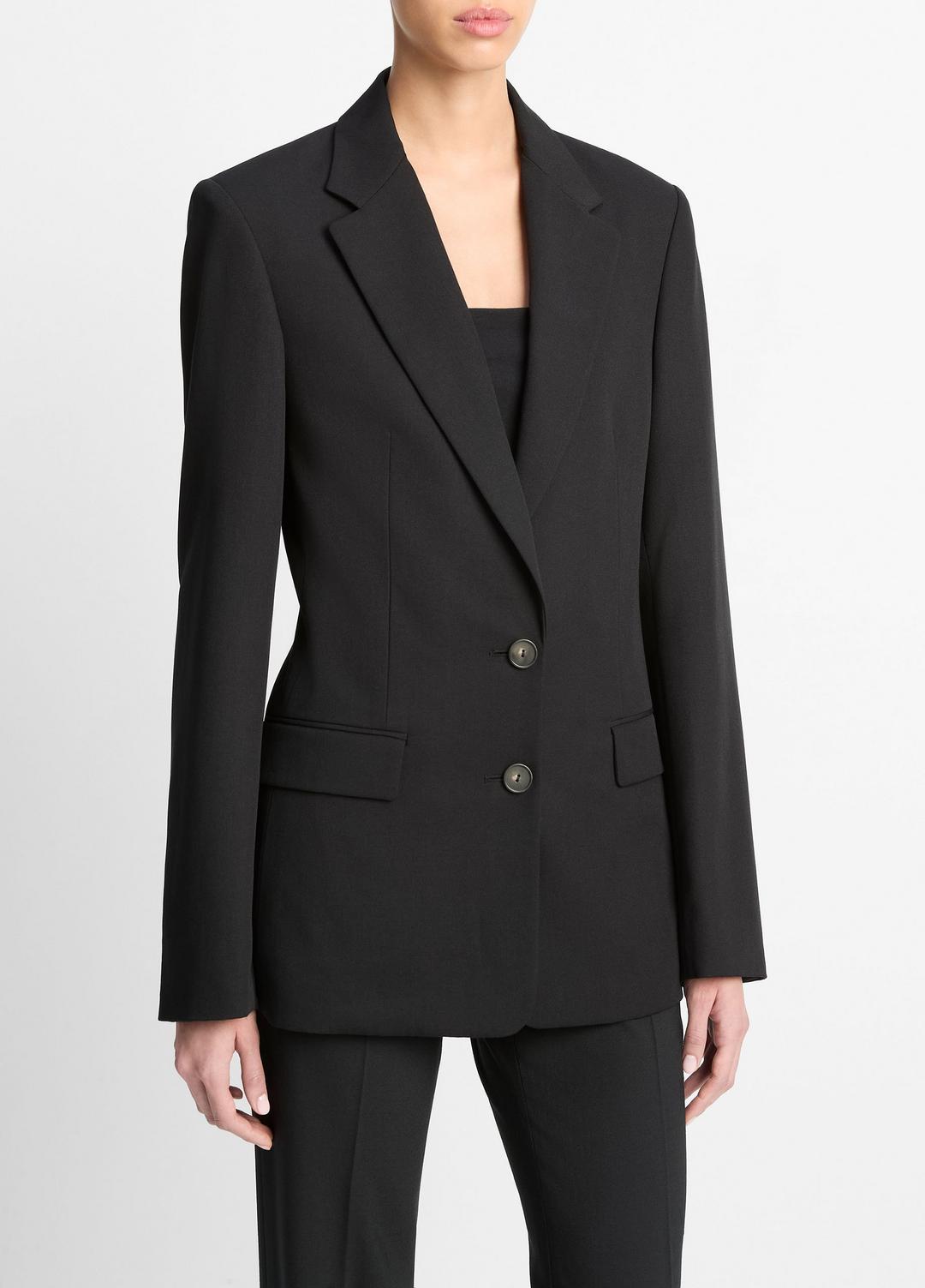 VINCE Women Oversized Blazer in Blazers BLACK