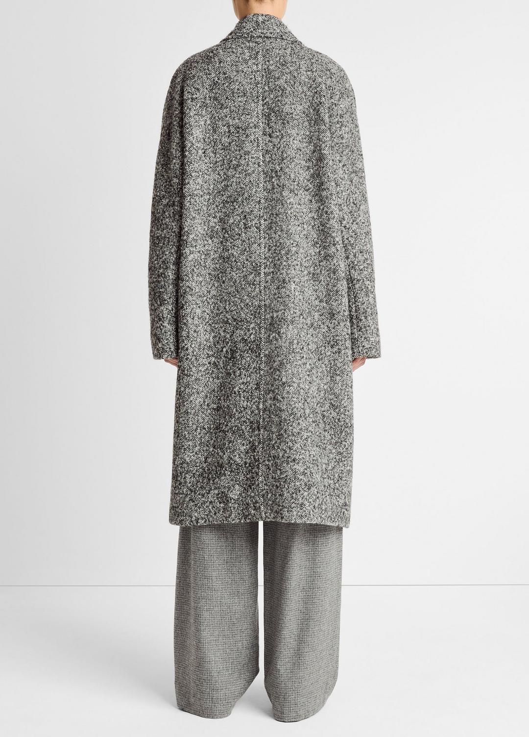 VINCE Women Italian Wool-Blend Overcoat in Coats GREYSTONE