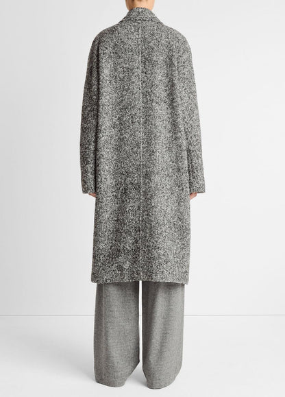 VINCE Women Italian Wool-Blend Overcoat in Coats GREYSTONE