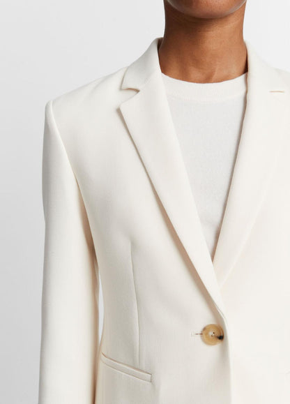 VINCE Women Shrunken Blazer in Blazers OFF WHITE