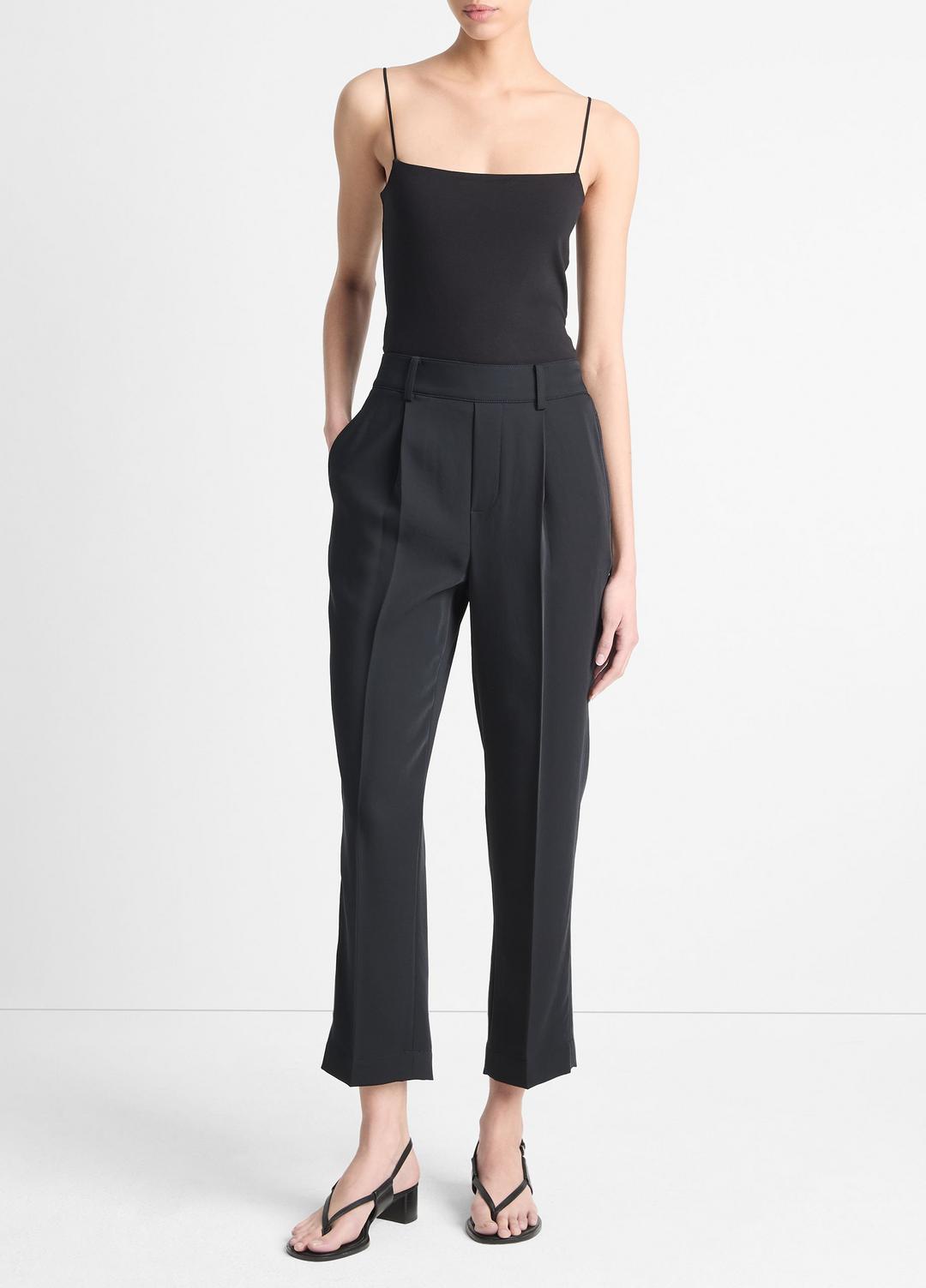 VINCE Women Pima Cotton Camisole in Tank Tops BLACK