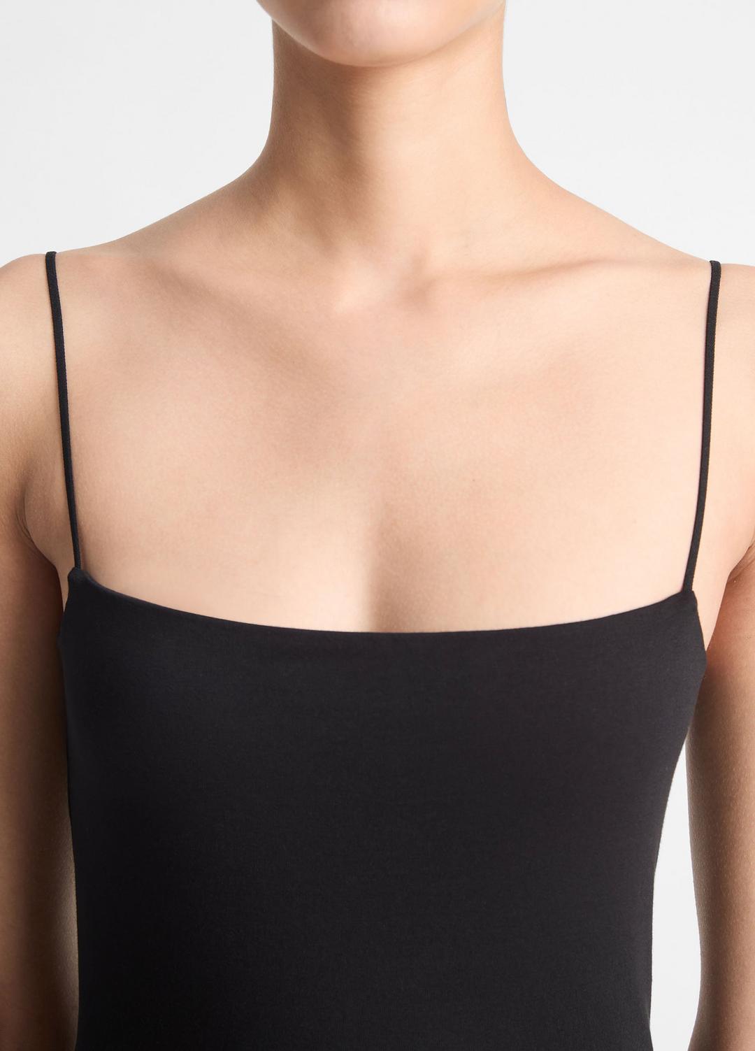 VINCE Women Pima Cotton Camisole in Tank Tops BLACK
