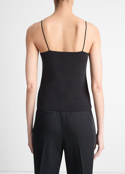 VINCE Women Pima Cotton Camisole in Tank Tops BLACK