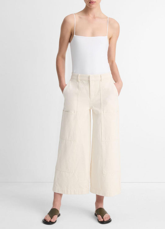 VINCE Women Pima Cotton Camisole in Tank Tops OPTIC WHITE