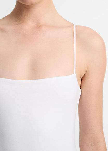 VINCE Women Pima Cotton Camisole in Tank Tops OPTIC WHITE