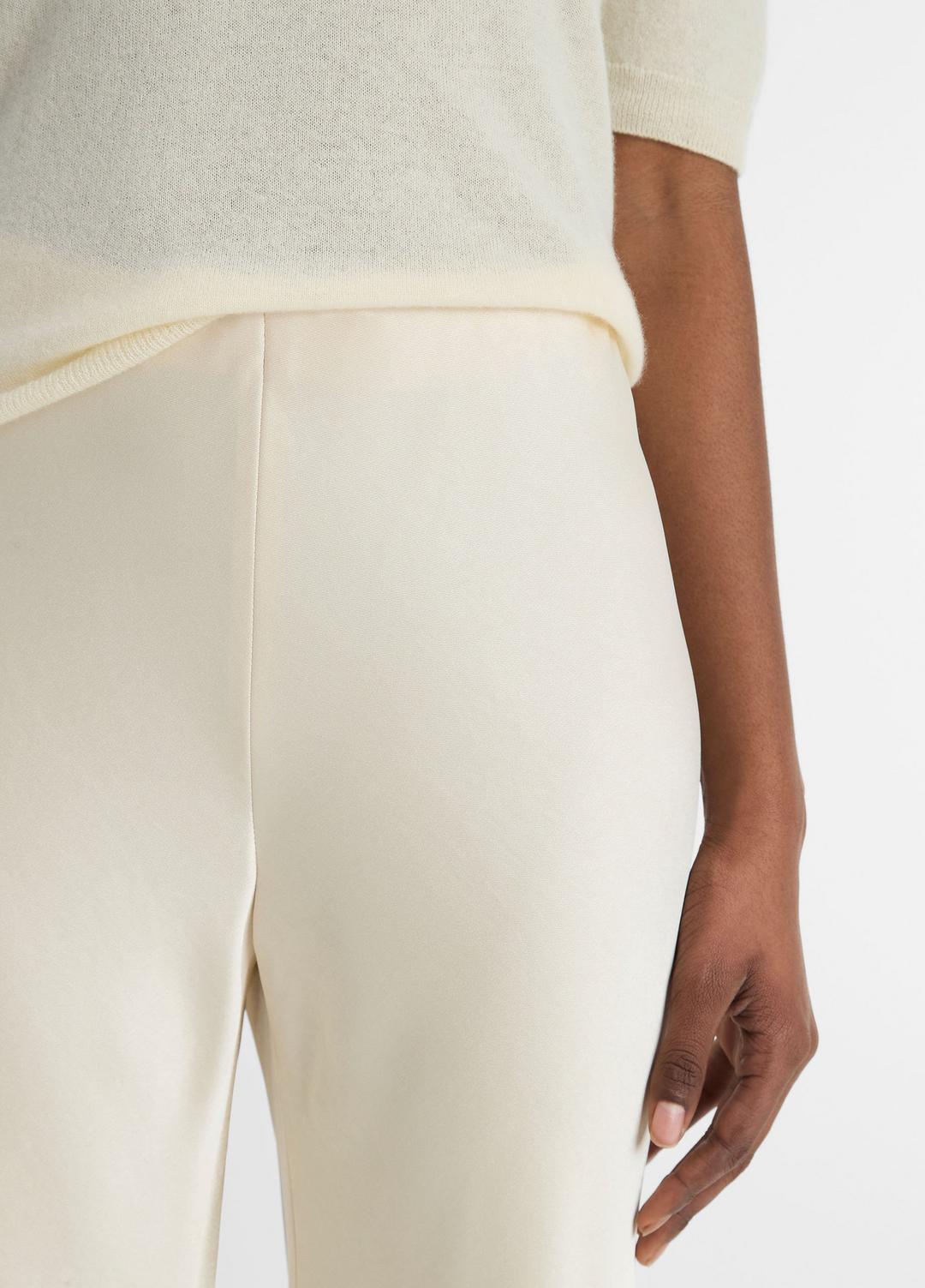 VINCE Women Colette High-Rise Fluid Satin Bias Pant in Pants BONA