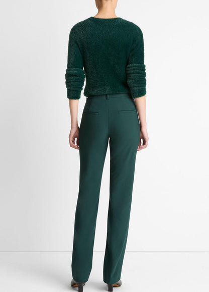 VINCE Women Cotton-Blend Slim Cigarette Pant in Trousers JUNIPER