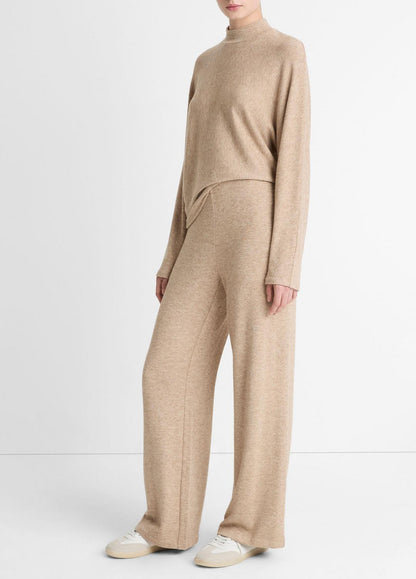 VINCE Women Cozy Wide-Leg Pant in Wide Leg HEATHER BRUNA