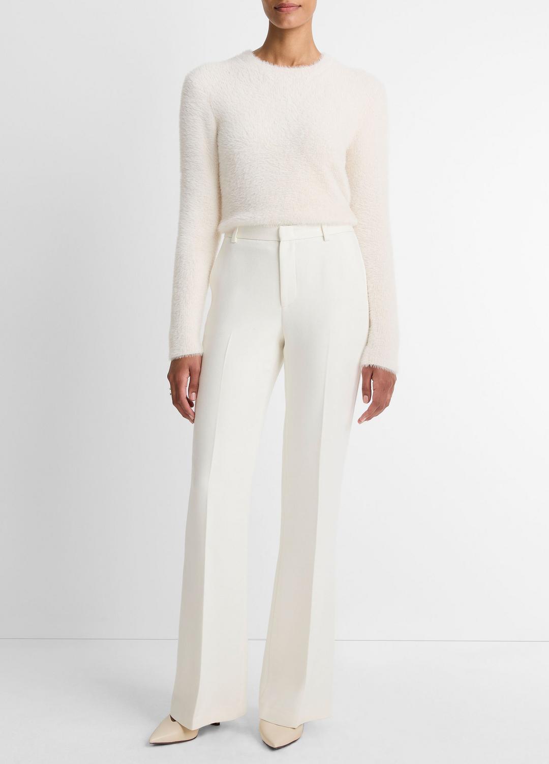 VINCE Women Sculptural Flare Trouser in Trousers OFF WHITE