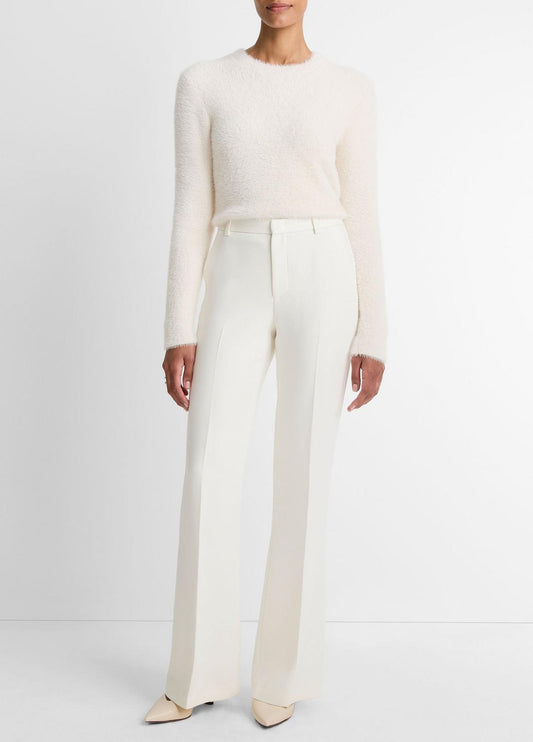 VINCE Women Sculptural Flare Trouser in Trousers OFF WHITE