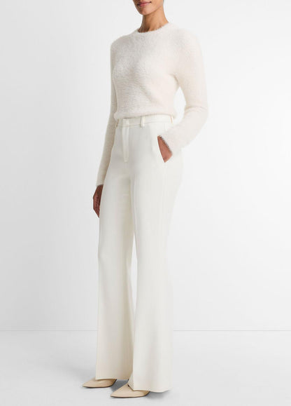 VINCE Women Sculptural Flare Trouser in Trousers OFF WHITE