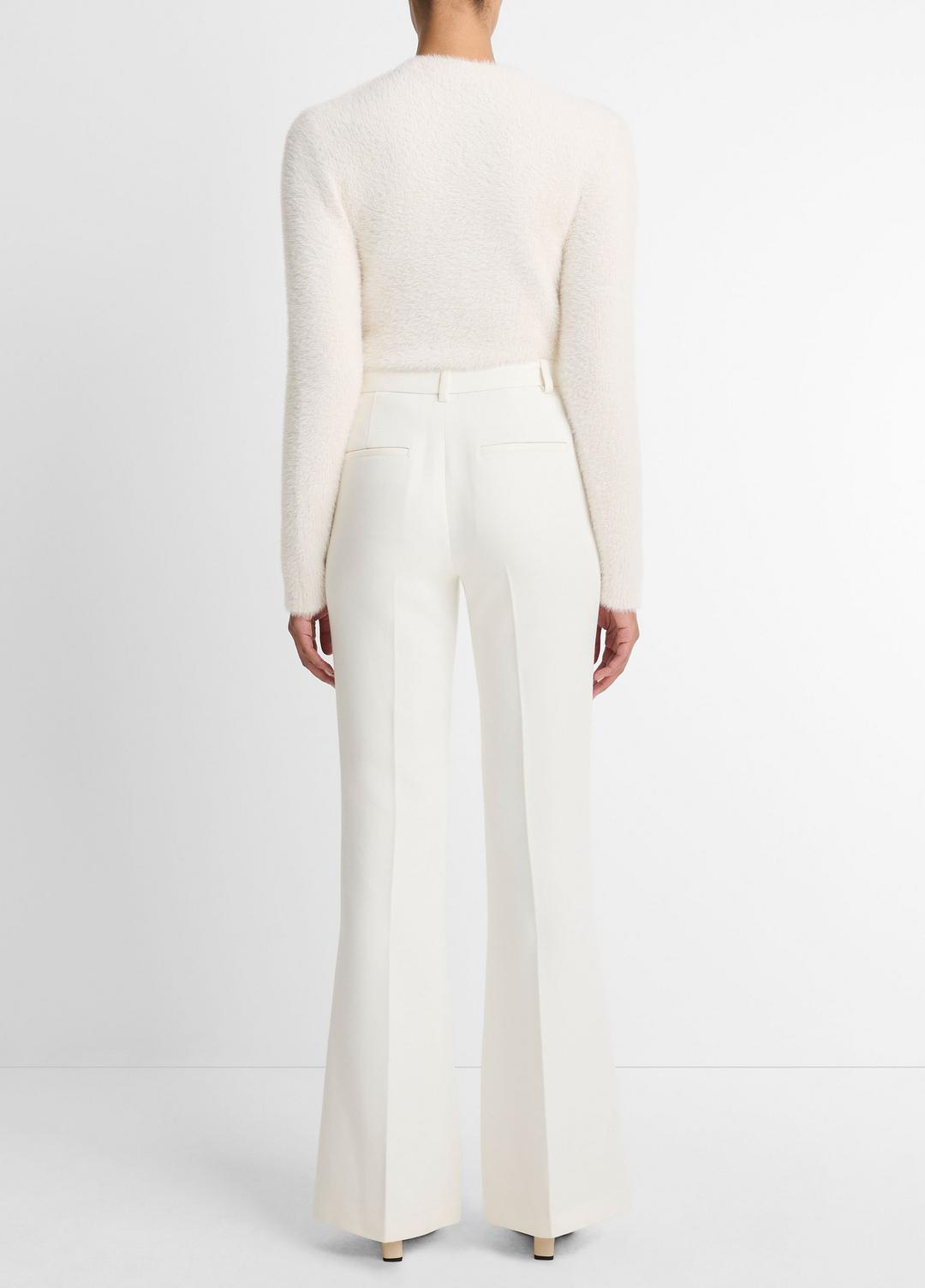 VINCE Women Sculptural Flare Trouser in Trousers OFF WHITE