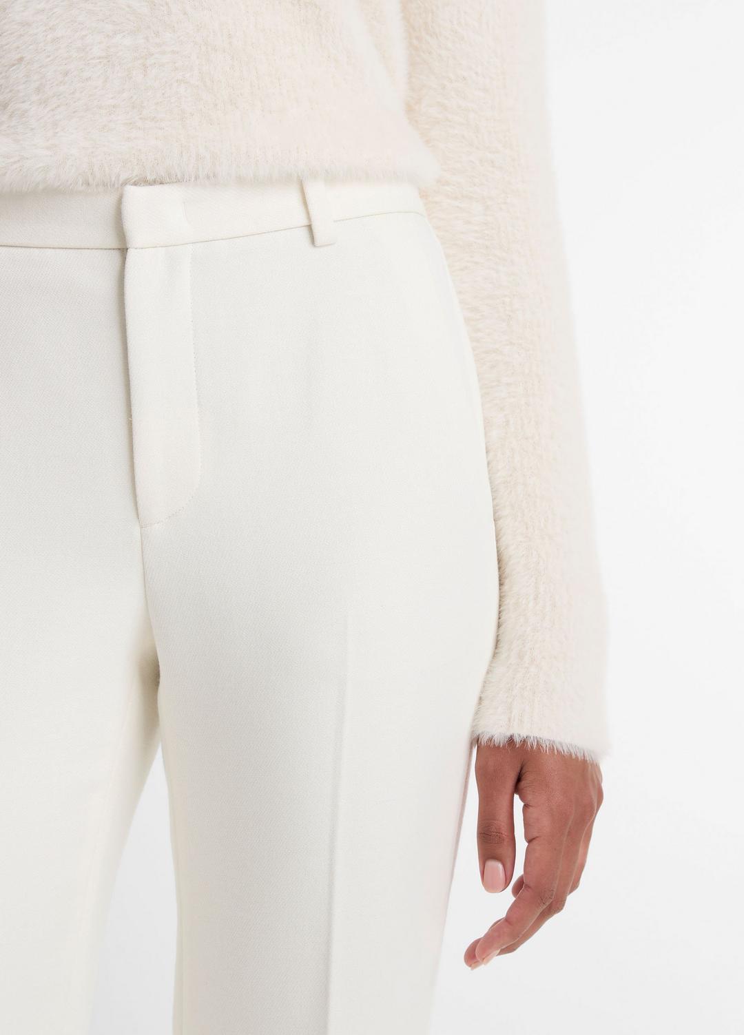 VINCE Women Sculptural Flare Trouser in Trousers OFF WHITE