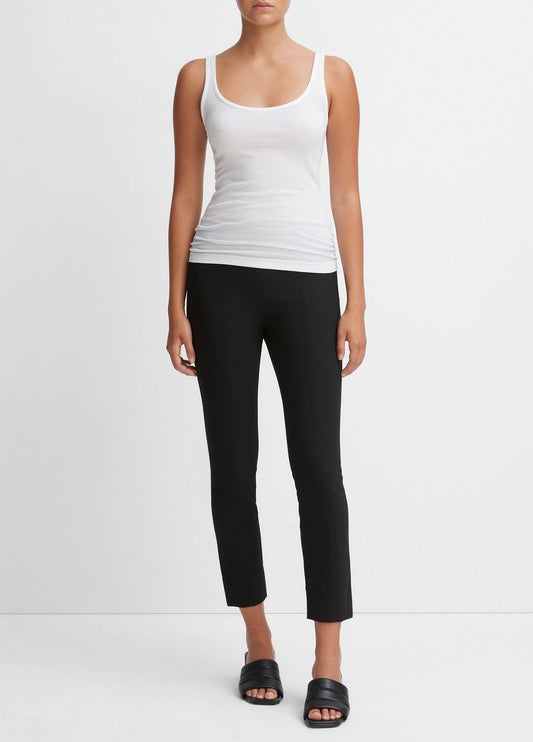 VINCE Women Women's Stitch Front Seam Ponte Legging BLACK