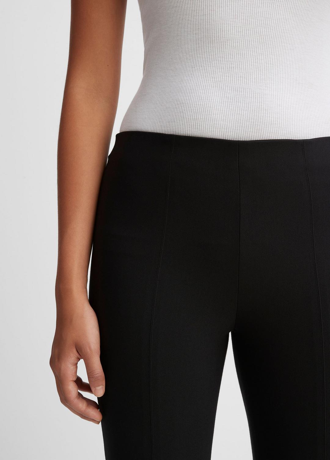 VINCE Women Women's Stitch Front Seam Ponte Legging BLACK