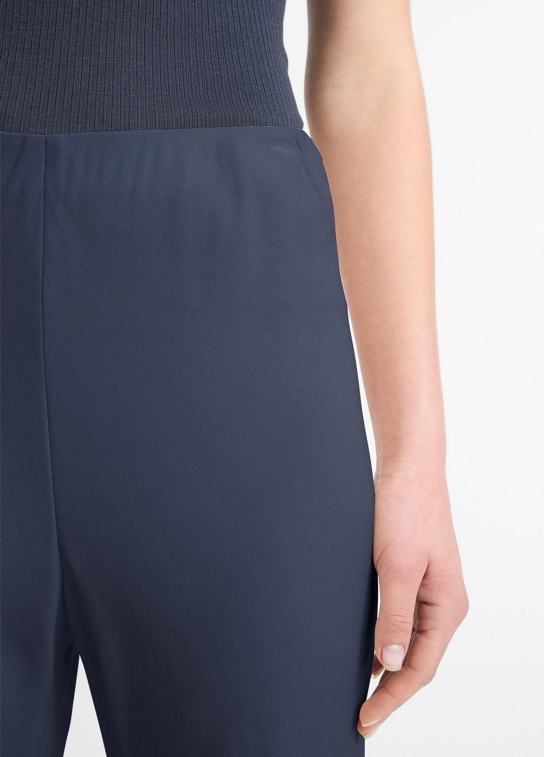 VINCE Women Colette High-Rise Crepe Bias Pant in Trousers COASTAL BLUE