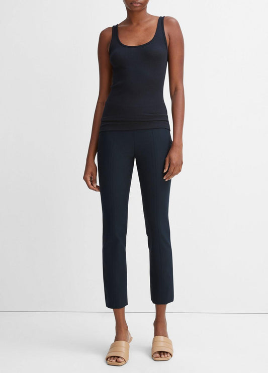 VINCE Women Women's Stitch Front Seam Ponte Legging COASTAL BLUE