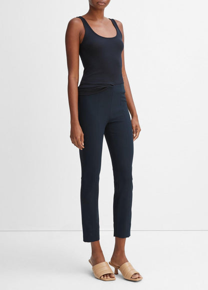 VINCE Women Women's Stitch Front Seam Ponte Legging COASTAL BLUE