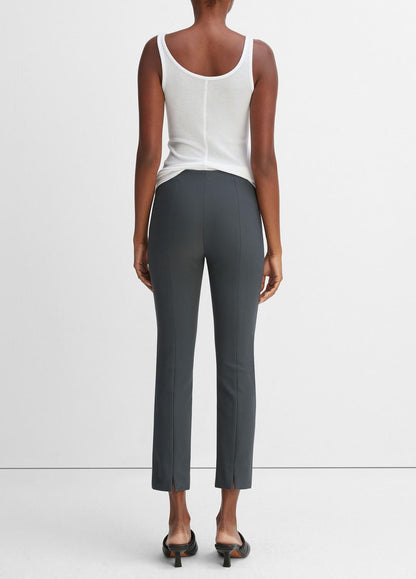 VINCE Women Women's Stitch Front Seam Ponte Legging DARK GREY