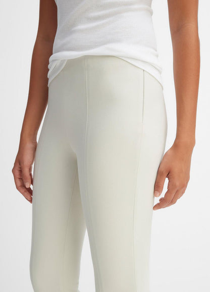 VINCE Women Women's Stitch Front Seam Ponte Legging GESSO