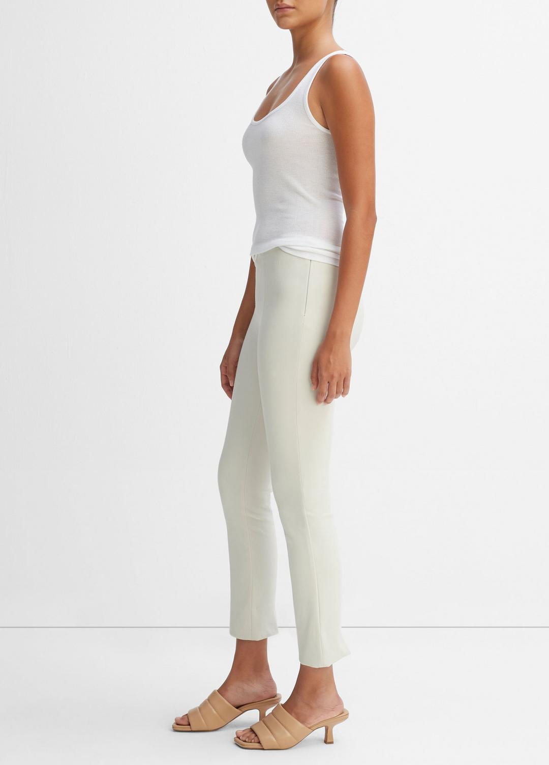 VINCE Women Women's Stitch Front Seam Ponte Legging GESSO