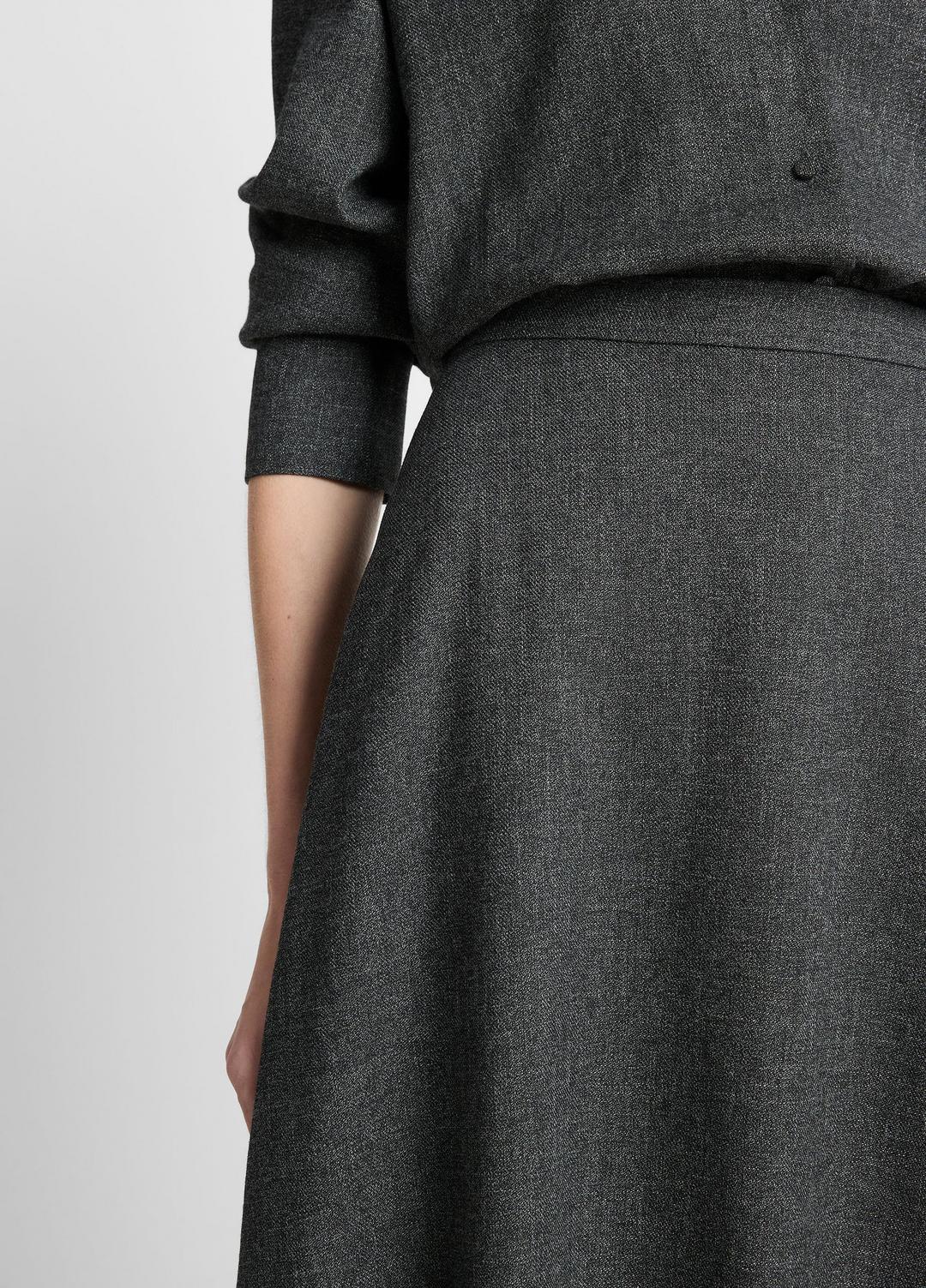 VINCE Women Italian Jaspe Full Skirt in Skirts MEDIUM HEATHER GREY