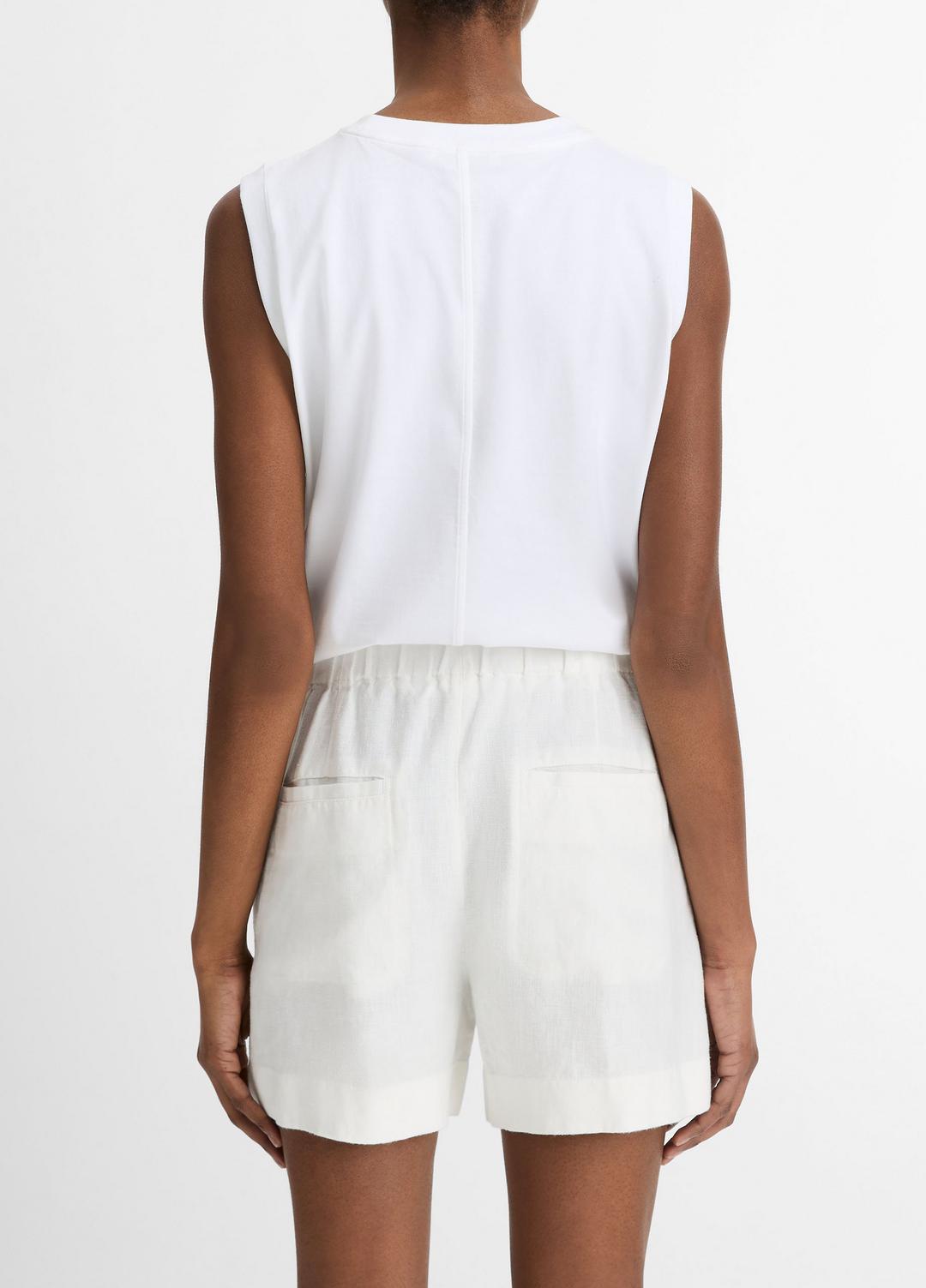VINCE Women Hemp Short in Shorts OFF WHITE