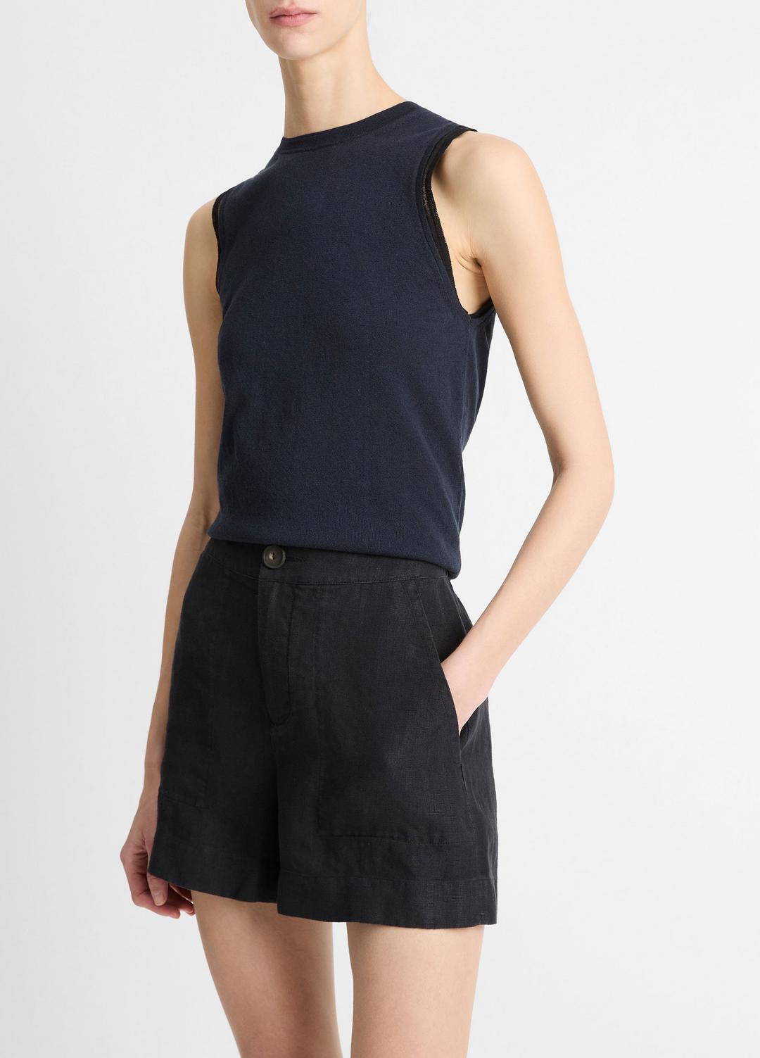 VINCE Women Hemp Short in Shorts DARK NIGHT LAKE